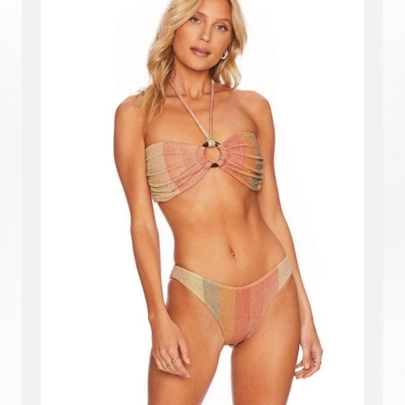 NWOT Beach Riot island bottom paradise stripe 12830 - Picture 2 of 7